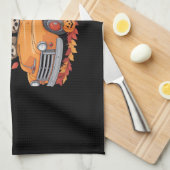 ハロー秋おもしろいスロスハロウィンパミクラシックキンT- キッチンタオル (四つ折り)