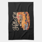 ハロー秋おもしろいスロスハロウィンパミクラシックキンT- キッチンタオル (縦)