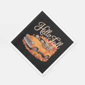 ハロー秋おもしろいスロスハロウィンパミクラシックキンT- スタンダードランチョンナプキン (角)