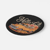 ハロー秋おもしろいスロスハロウィンパミクラシックキンT- ペーパープレート (アングル)