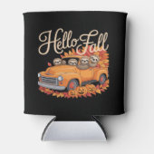 ハロー秋おもしろいスロスハロウィンパミクラシックキンT- 缶クーラー (正面)