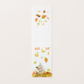 ハロー秋かわいいマウステンプレートカード (外部フラット)