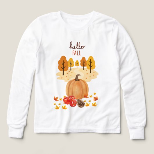 ハロー秋とカボチャ (デザイン正面)