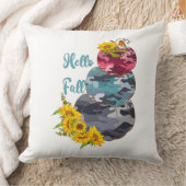 ハロー秋とカボチャ クッション (ブランケット)