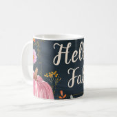 ハロー秋と花 コーヒーマグカップ (正面左)
