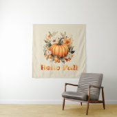 ハロー秋の水の色ワイルドフラワー紅葉 タペストリー (インサイチュ)