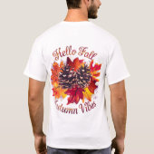 ハロー秋オータムビベス Tシャツ (裏面)