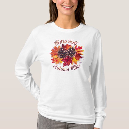 ハロー秋オータムビベス Tシャツ (正面)