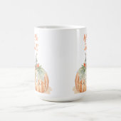 ハロー秋カボチャ水彩秋 コーヒーマグカップ (中央)