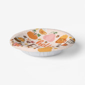 ハロー秋カボチャ ペーパーボウル (傾斜あり)