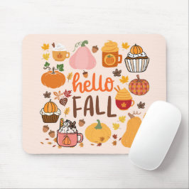 ハロー秋カボチャ マウスパッド