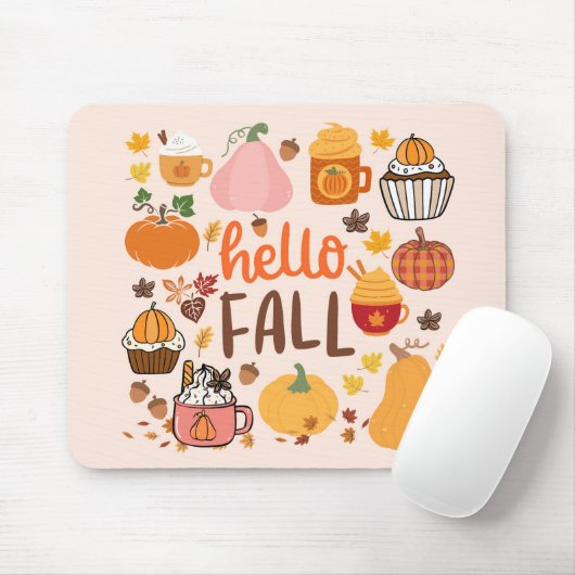 ハロー秋カボチャ マウスパッド (マウス)