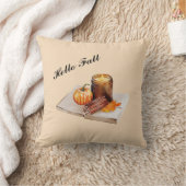 ハロー秋コージーキャンドルカンプキンオータム クッション (ブランケット)