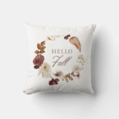 ハロー秋パンプキ葉ン、花 クッション (正面)