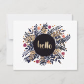 ハロー秋ビーブスカード (正面)