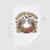 ハロー秋ビーブスパンプキン ゴルフタオル (インサイチュ)