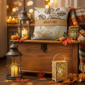 ハロー秋ブラウンオレン離れジズ – ファームハウス秋 クッション