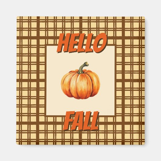 ハロー秋プ素朴ライドパンプキンシーズン マグネット (正面)