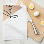 ハロー秋ラブハート キッチンタオル (四つ折り)