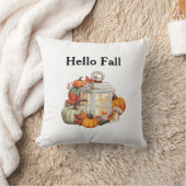 ハロー秋ランタンパンプキンズオータムデコール クッション (ブランケット)