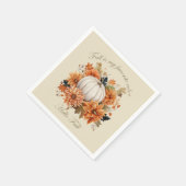 ハロー秋水彩野草離れの秋 スタンダードカクテルナプキン (角)