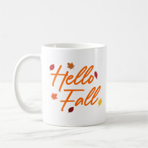 ハロー秋秋カエデ葉ルの紅葉 コーヒーマグカップ