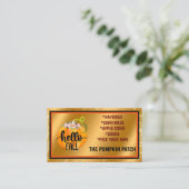 ハロー秋秋カスタマイズ文字・カラー 名刺 (スタンド正面)