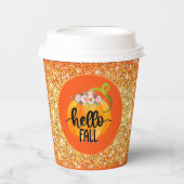 ハロー秋秋カスタマイズ色 紙コップ (正面)