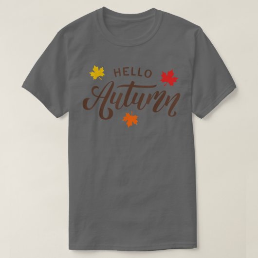 ハロー秋秋カボチャ秋for Women Tシャツ (デザイン正面)