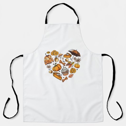 ハロー秋紅葉コージーシーズンズ秋 エプロン (正面)