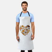 ハロー秋紅葉コージーシーズンズ秋 エプロン (着用した状態)