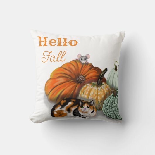 ハロー秋装飾用クッション クッション (正面)