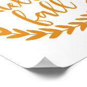 ハロー秋 |アートプリント ポスター (角)