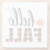 ハロー秋 ガラスコースター (裏面)