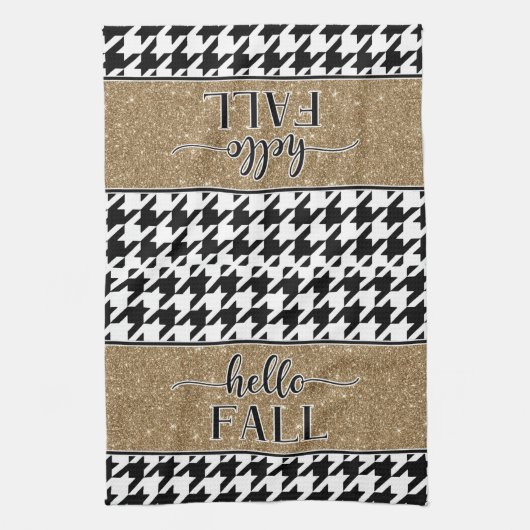 ハロー秋 キッチンタオル (縦)