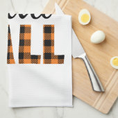 ハロー秋 キッチンタオル (四つ折り)