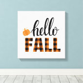 ハロー秋 キャンバスプリント (インサイチュ (ウッドフロア))