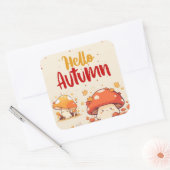ハロー秋 スクエアシール (封筒)
