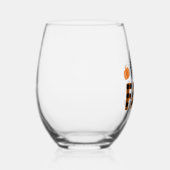ハロー秋 ステムなしワイングラス (右)