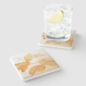 ハロー秋 ストーンコースター (横)