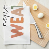 ハロー秋 | セーター天気 キッチンタオル (四つ折り)