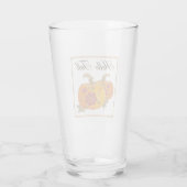 ハロー秋 タンブラーグラス (裏面)