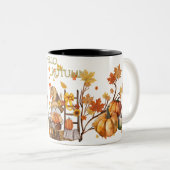 ハロー秋 ツートーンマグカップ (正面右)