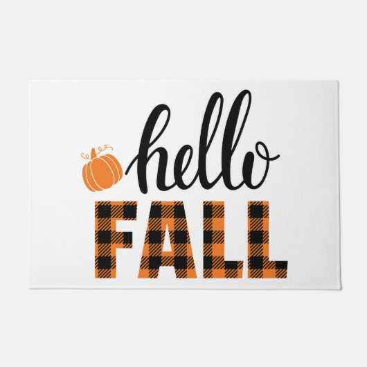 ハロー秋 ドアマット (正面)