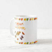 ハロー秋、ハロー秋 コーヒーマグカップ (正面左)