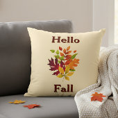 ハロー秋 – ファームハウス素朴オータムホームアクセント クッション