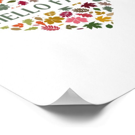 ハロー秋 ポスター (角)