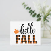 ハロー秋 ポストカード (スタンド正面)