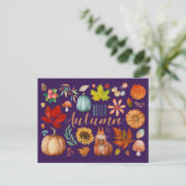 ハロー秋 ポストカード (スタンド正面)