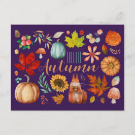 ハロー秋 ポストカード